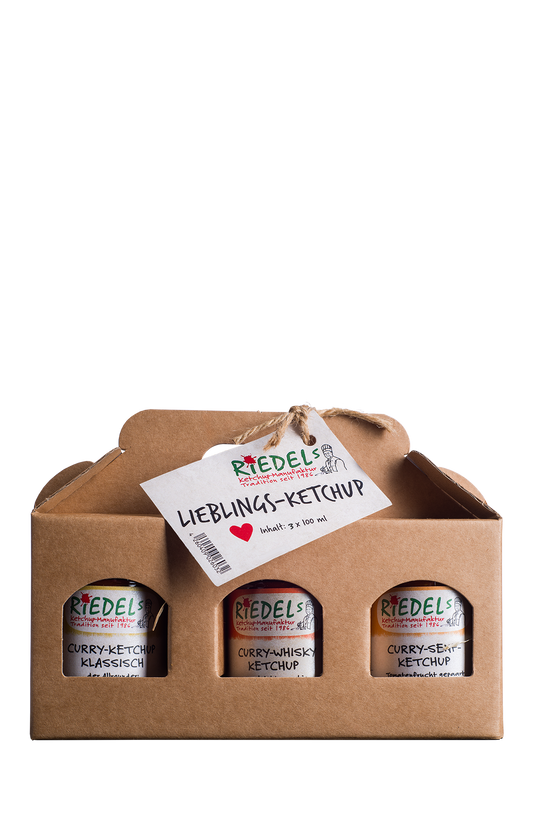 3er Set: Lieblingsketchup - mit Alkohol
