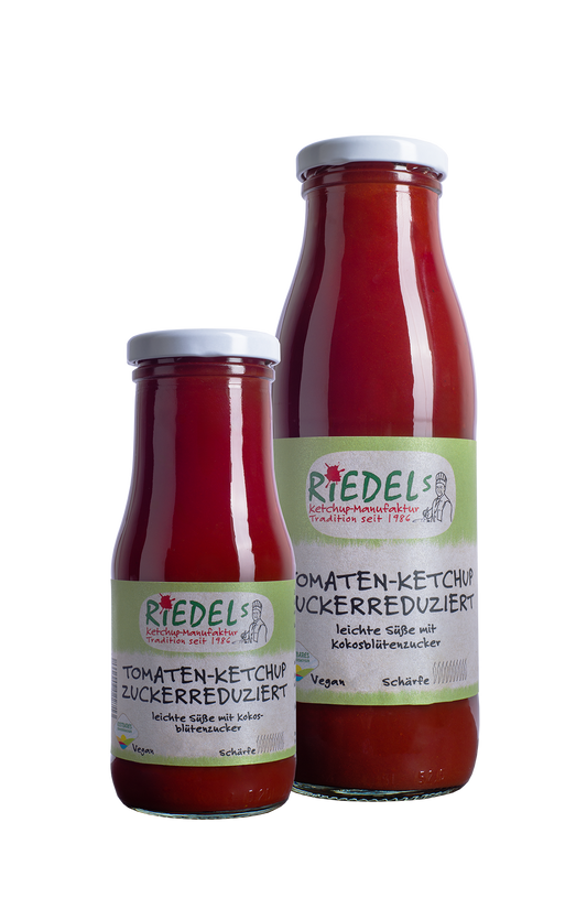 Zuckerreduzierter Tomatenketchup